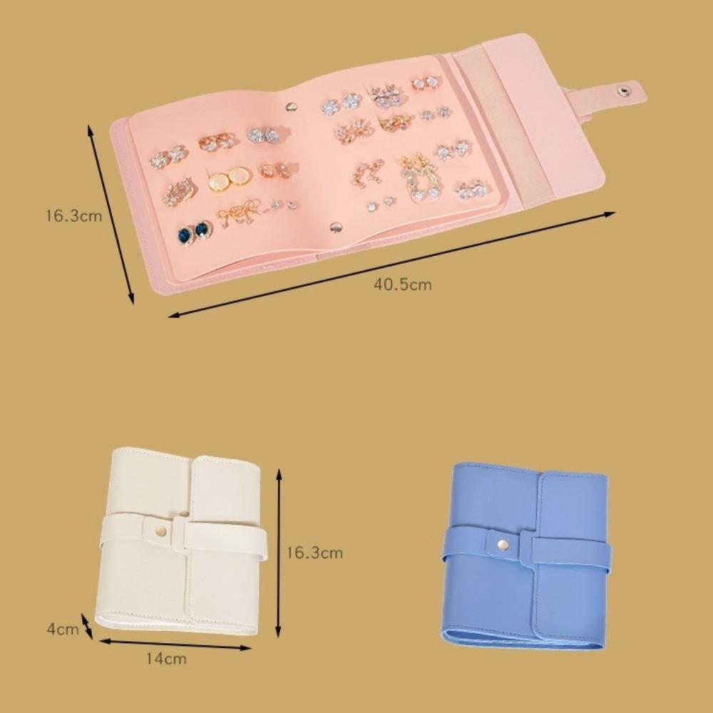 Creative Jewelry Organizer Book Multi-layer Book Type Storage Bag  Jewelry Organization