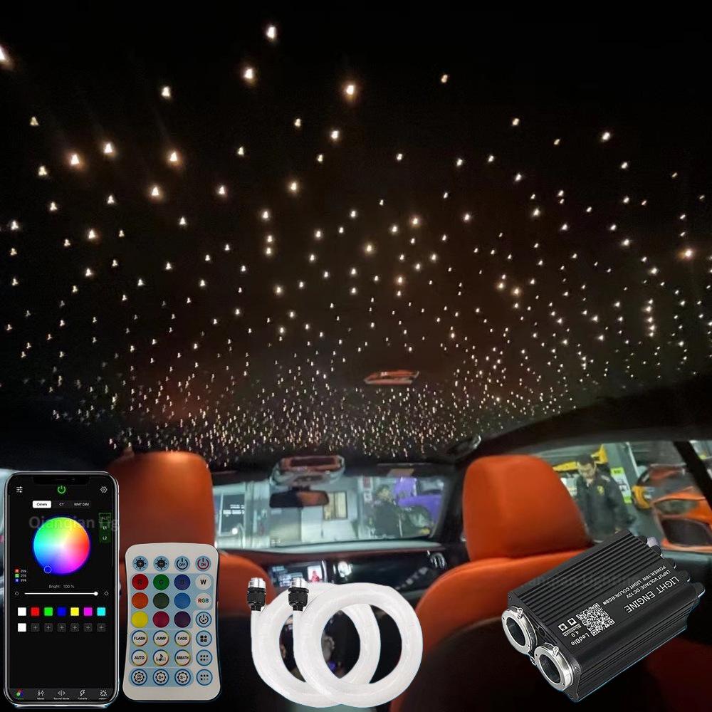 LED Fiber Optic Sky Ceiling Light for Car Interior Modification