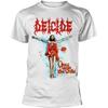 Deicide T Shirt Once Upon The Cross Band Logo New Official Mens White Size XXL