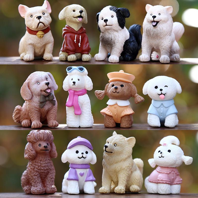 Corgi Inu Shiba French Bulldog Action Figure Model Toy For Kids Room Decoration