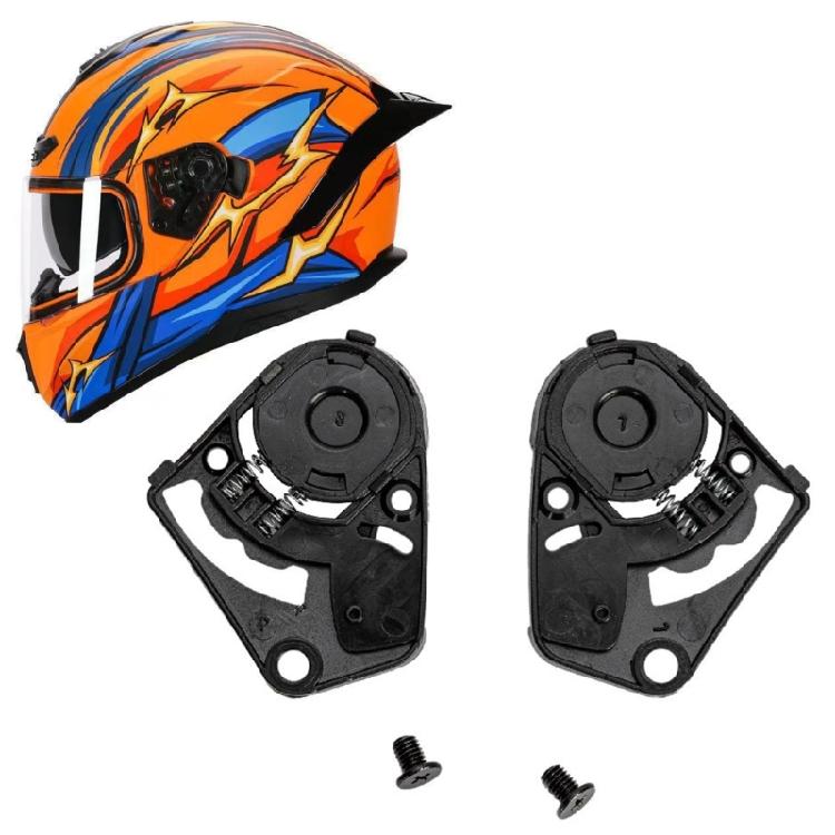 Motorcycle Helmets Visors Gear Base Plate Replacement Face Shield Visors Base Easy Installation Helmets Accessory
