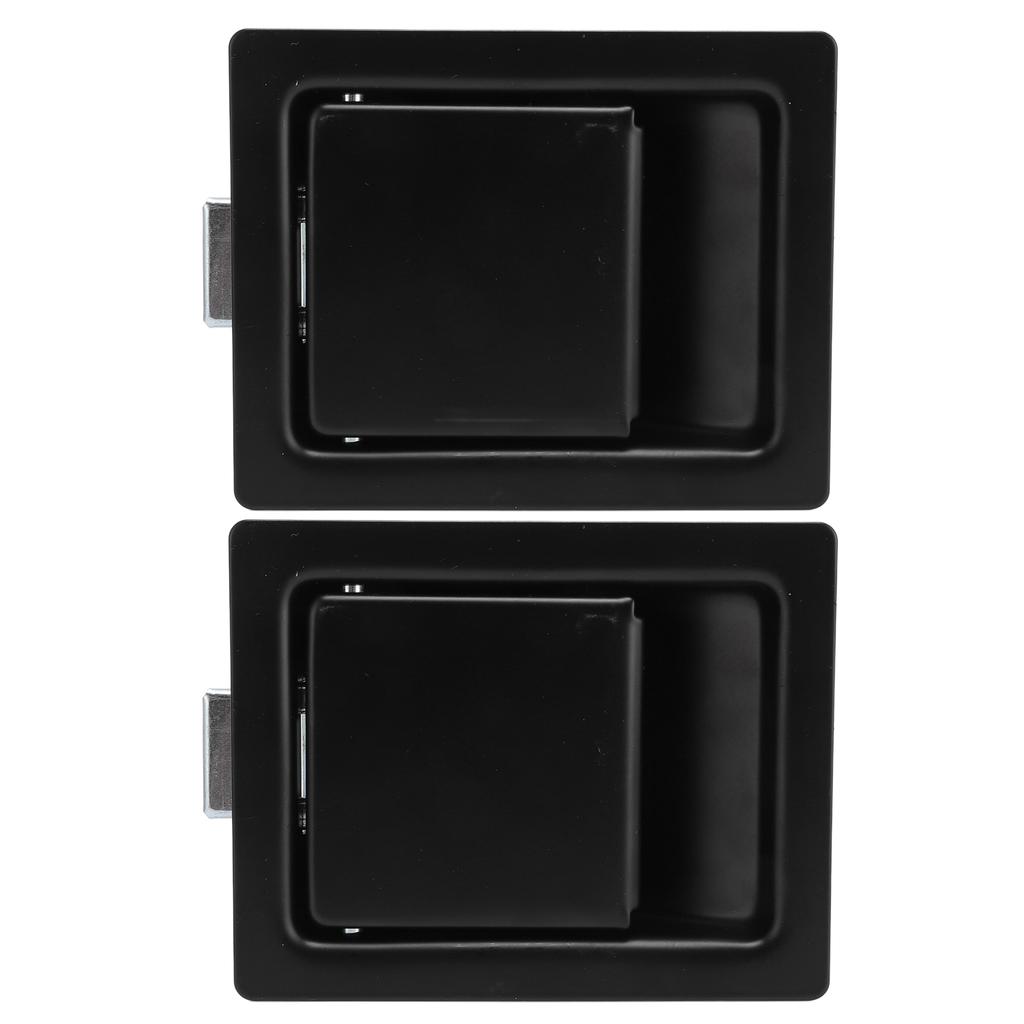 2Pcs 127 X 102mm Paddle Handle Latch Heavy Duty Carbon Steel Flush Mount Tool Box Latch for Truck RV