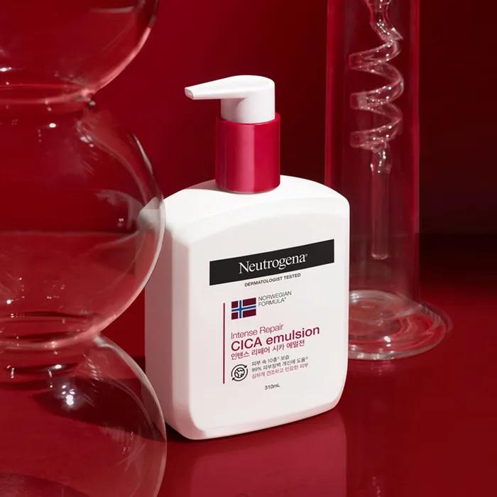 Neutrogena Intense Repair Cica Emulsion_Floral Fragrance 310mlx2