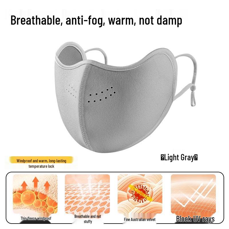 Warm Velvet-Enhanced Windproof Face Mask for Women & Men – Ideal for Cycling & Driving In Autumn and Winter