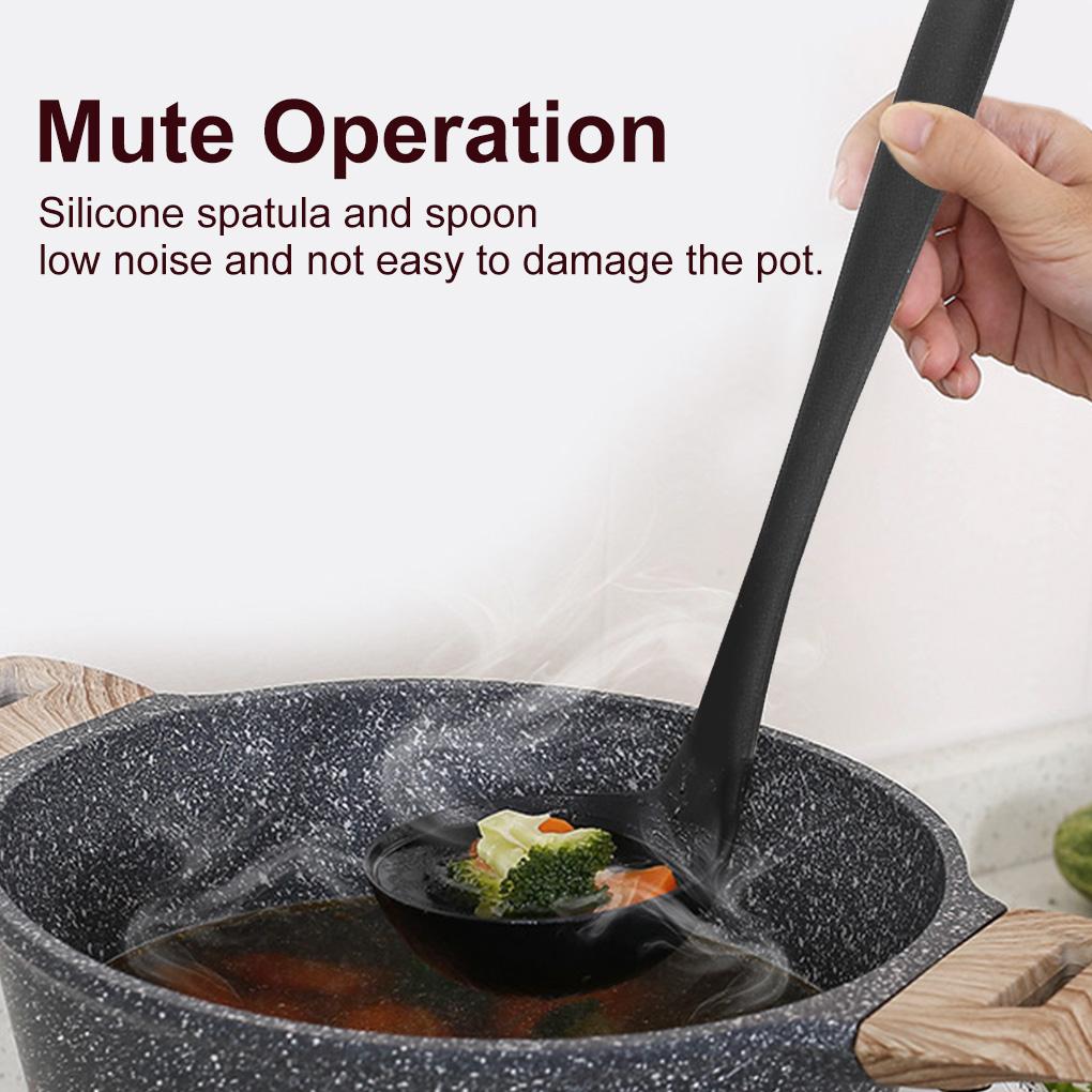 Non-Stick Pan Silicone Kitchenware Set Utensils Cooking Kitchenware Tools