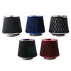 Roisin 76Mm Air Filter, Mushroom Head Filter, Exhaust Filter, Intake Filter, Universal Car Accessory, Red