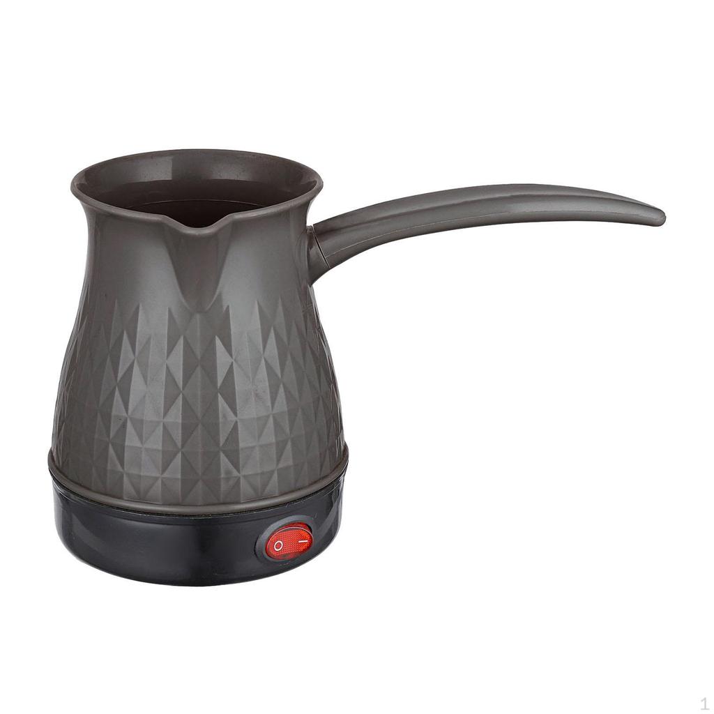 Electric Turkish Coffee Pot Warmer Anti Scald Dry Boil Protection Fast Brew with Handle Water