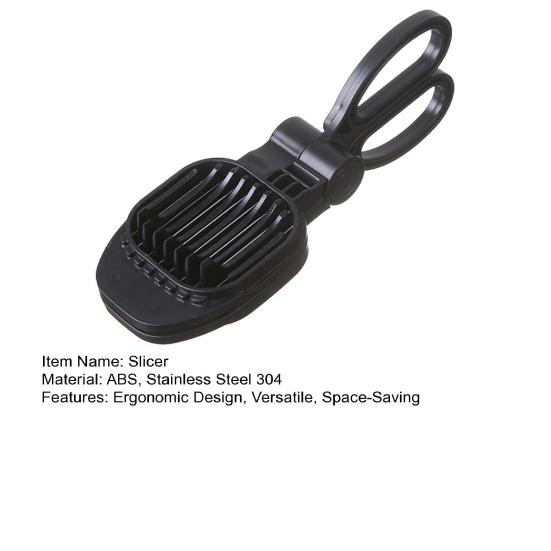 Egg Slicer for Hard Boiled Eggs Stainless Steel Food Slicer for Eggs Fruits Cheese Strawberry Easy-Press Kitchen Slicing Tool with Ergonomic Handle