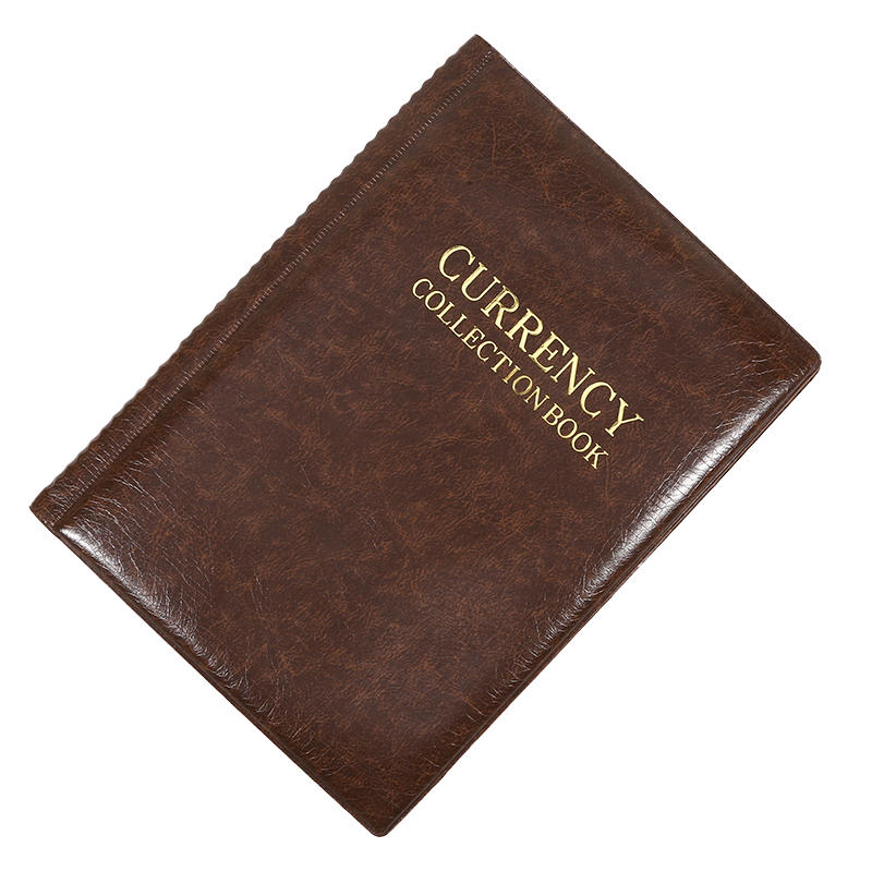 30-Compartment Banknotes Collecting Holder Book Binder Portable 10 Inner Pages Paper Money Currency Storage Album