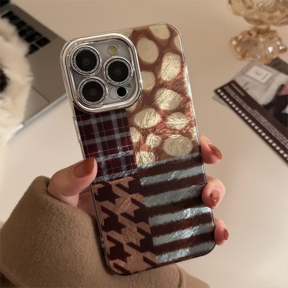 Retro Colorful Leopard Print Phone Case Compatible and Suitable for iPhone 16 15 14 13/12/11promax /xsmax/xr 7/8plusSE