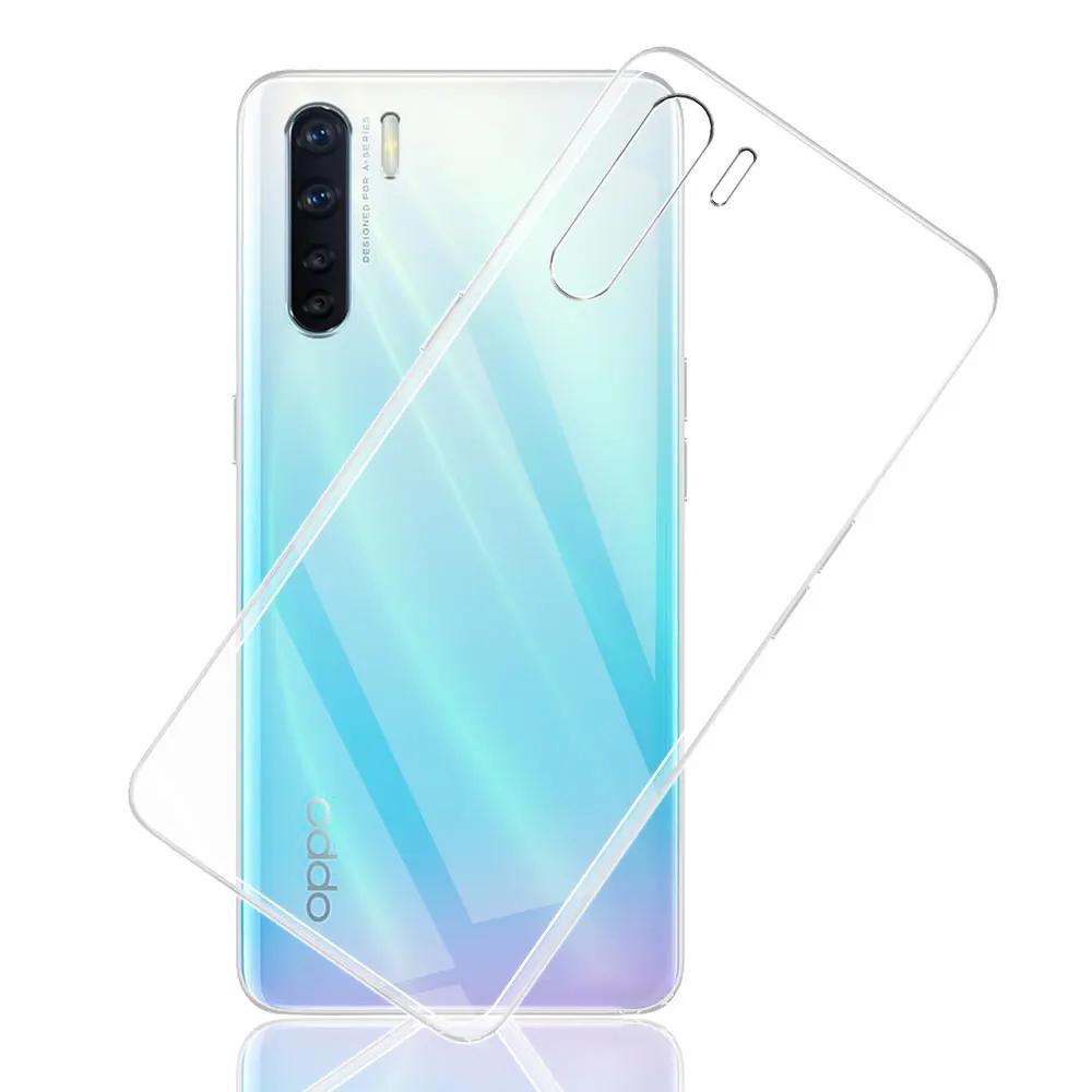 For OPPO A91 Case Clear Silicone Soft TPU Back Cover For OPPO A91 Funda For OPPOA91 Transparent A91 A 91 Phone Cases Coque