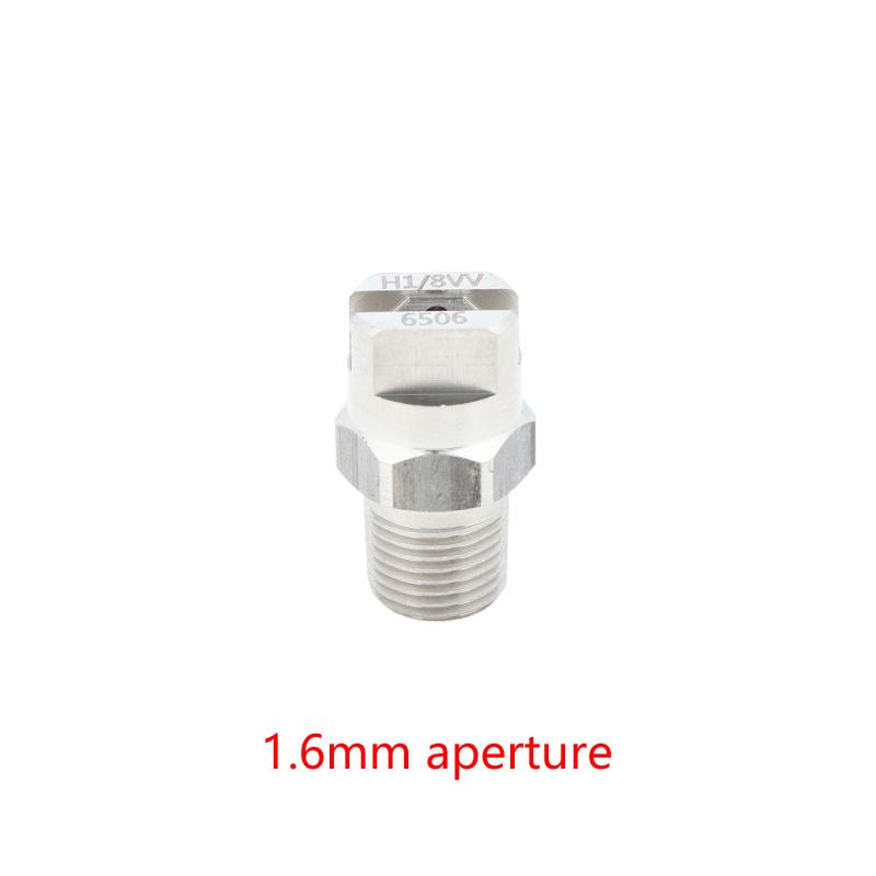 Easy to Install 1/8" 1/4" HVV/HU 304 Stainless Steel Flat Fan Spray Nozzle for Industrial Cleaning Projects