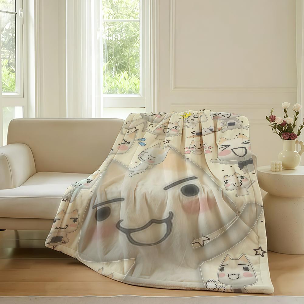 Cartoon cute Inoue Toro Blanket For Sofa Office Bed Plane Travel Sleep Read Relax Camping Soft And Warm