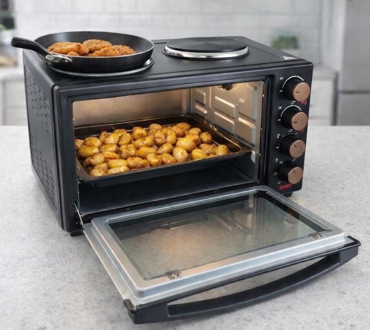 Mini Oven 30l Heating Plates Convection Rotisserie 3300w