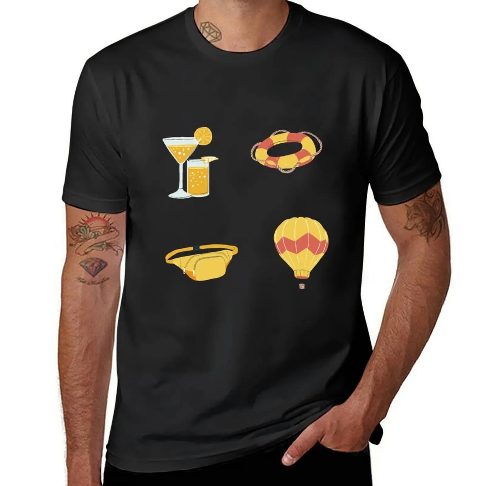 

Cute Yellow Pack TShirt blanks Short sleeve tee for a boy plain white t shirts men 4XL