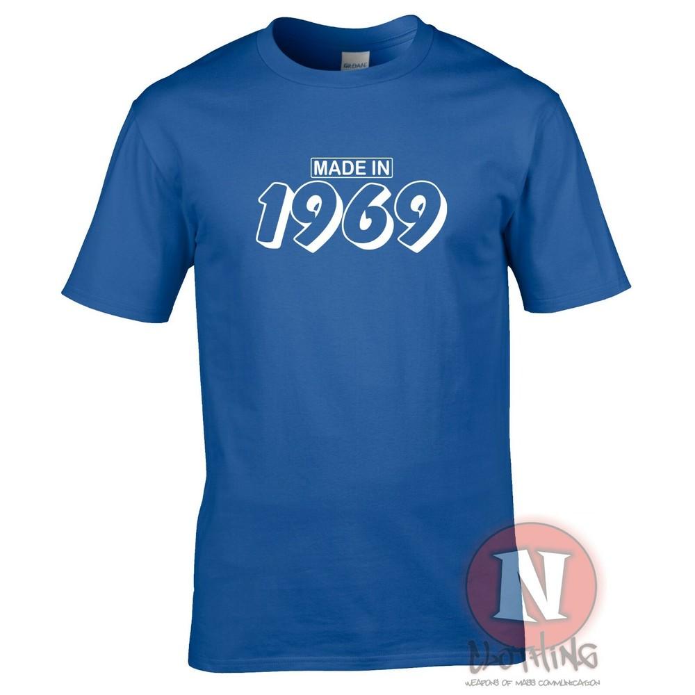 Made In 1969 TShirt Birthday Celebration Present Gift Funny Party Teeshirt