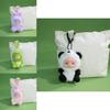 Unicorn Plush Keychain With Soft Short Pile For Kids And Bag Decor