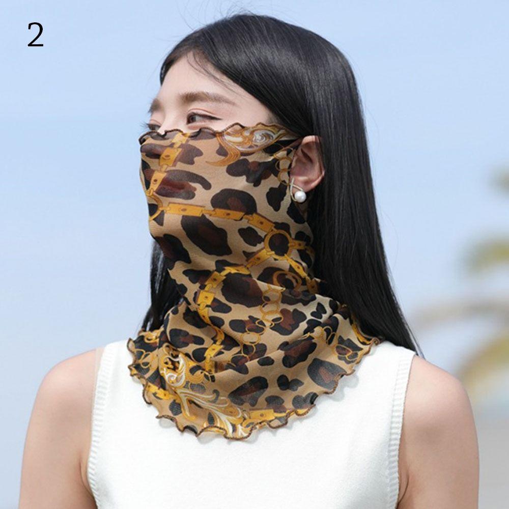 UV Protection Full Face Mask Breathable Motorcycle Scarf Summer Neck Gaiter  Outdoor Sport