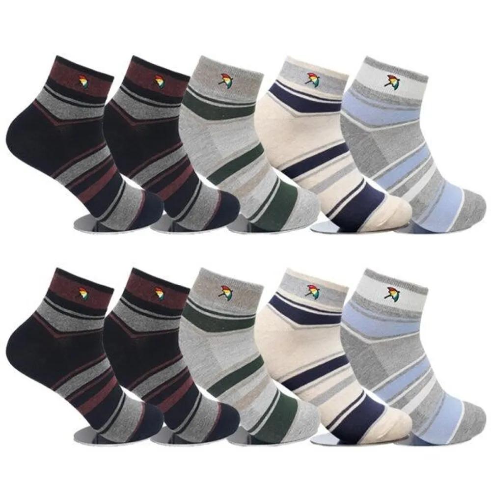 [Arnold Palmer] Men s Mesh Casual Ankle Socks 10 Pairs AP5610 Cotton Socks AP5610_10 pairs (even colors)
