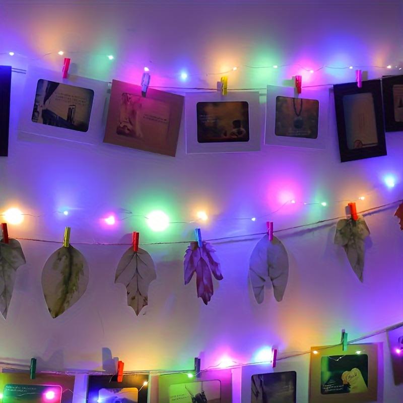 USB Fairy Light String 8 Lighting Modes Remote Control Operation Colorful Light String Perfect for Weddings, Bedrooms, Christmas Decorations