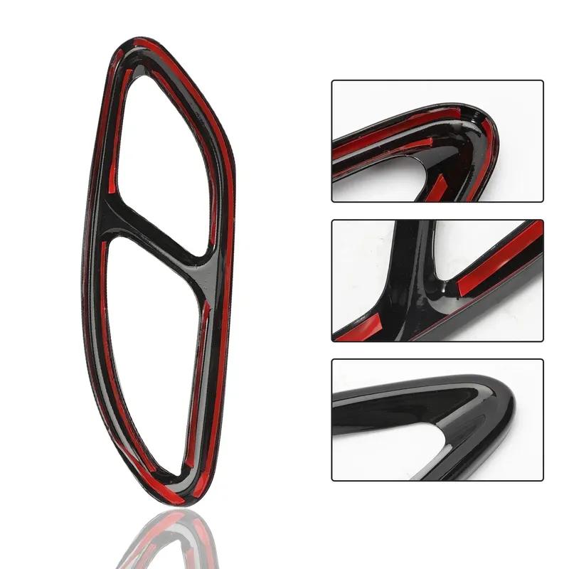 Car Exhaust Pipe Cover Trim For Mercedes Benz GLC A B C E Class X253 W205 W213 W176 W177 W246 W247 2016-  Car Accessories
