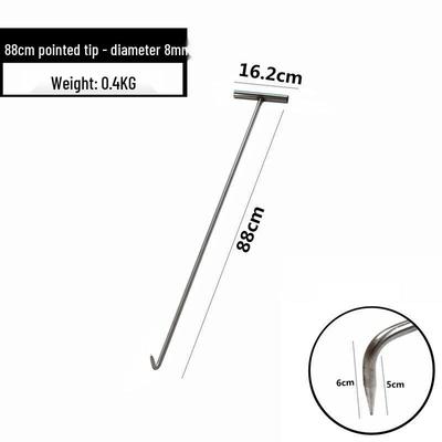 304 Stainless Steel Multi-purpose T-Handle Pull Hook