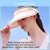 Summer Uv Protection Baseball Cap With Wide Brim And Breathable Nylon For Outdoor Sunshade