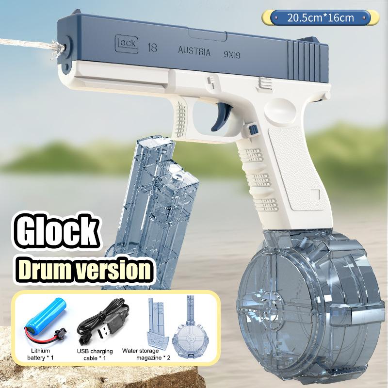 Large Capacity Water Spray Gun Summer Entertainment Water Gaming Toy Fully Automatic Water Gun Outdoor Swimming Pool Toys