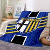 Parma Calcio Print Flanelldecke Hohe Qualität Warm Bequem Decke für Alle Jahreszeiten Perfekt für Geschenke Heimdekoration