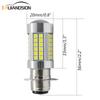 Ruiandsion H6M P15D LED Headlight 12V Hi/Lo Switchable 3030 66SMD