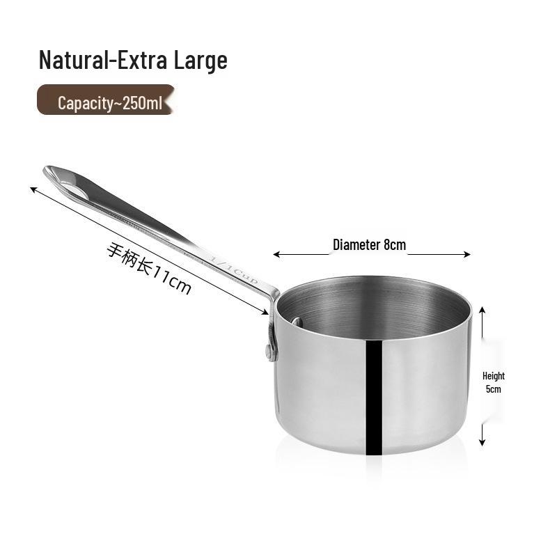 304 Stainless Steel Sauce Cup with Handle for American Western Cuisine, Custom Logo