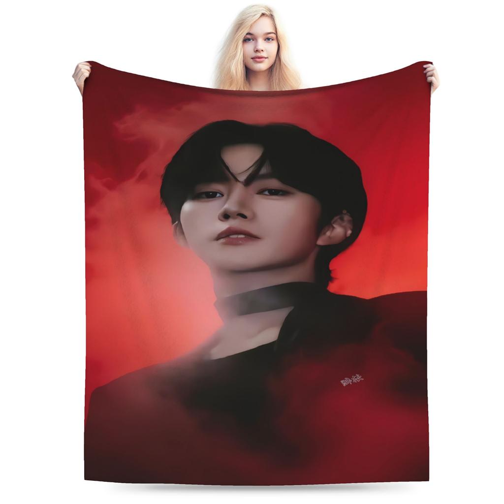 Huang Xing Eliot Huang DDesire Plush Blanket Child Flannel Throw Blanket For Home Decor Soft Custom DIY Quality Bedspread Gift
