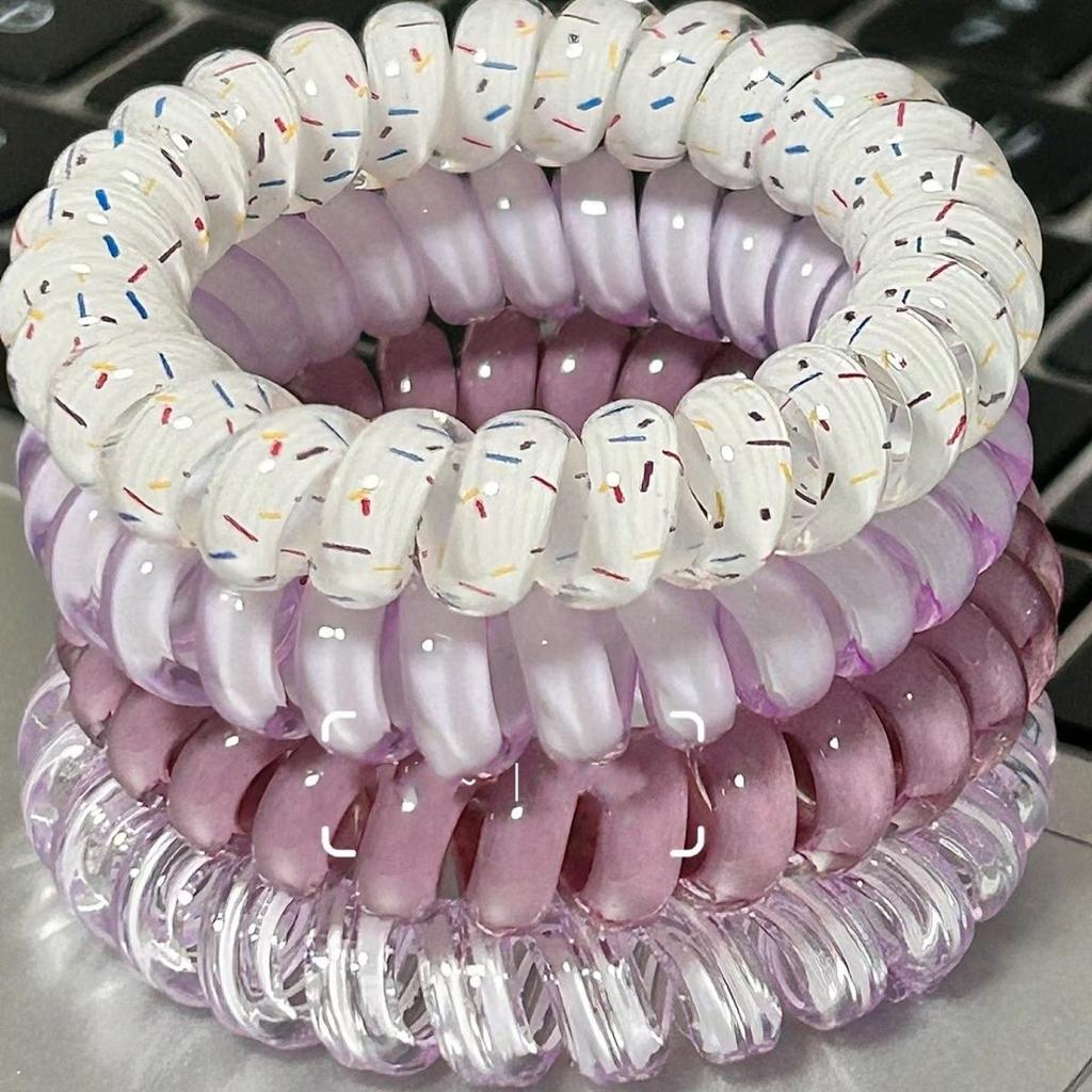 Telephone Line Hair Loop Hair Rope Rubber Band High Elasticity