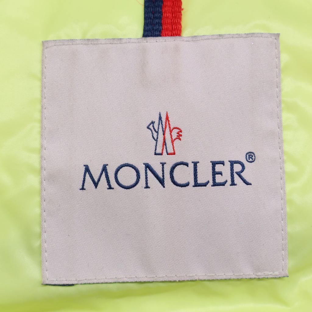 Moncler MAURY Logo Print Hooded Down Jacket Jacket 2 NavyUsed