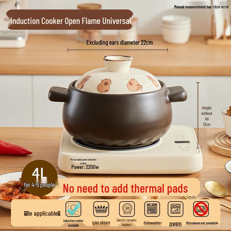 Ceramic Casserole Stew Pot