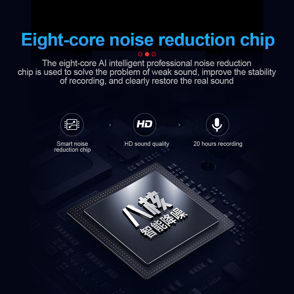 Q22 Mp3 Player Digtal Voice Recorders With Screen Dictaphone Hd Professional Sound Recorder 1536kbps Audio Activated Pen Record