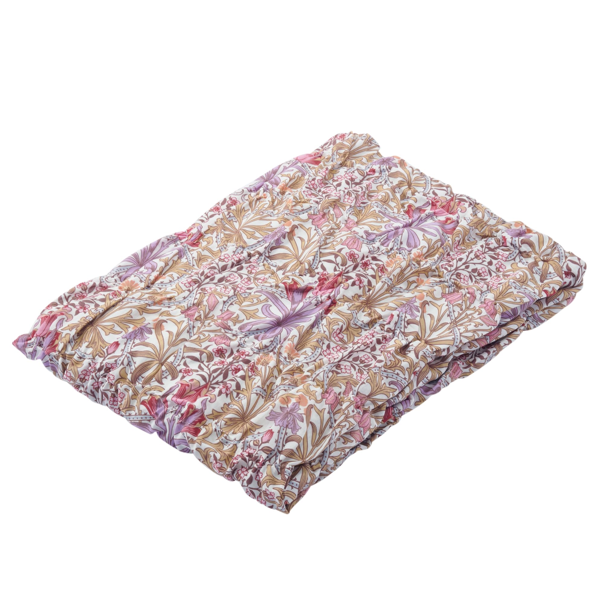 

nishikawa Марлевое одеяло одинарное моющееся хлопковое Morris Gallery Woodland Weeds мягкое марлевое розовое FR04101007 [Nishikawa] 100%