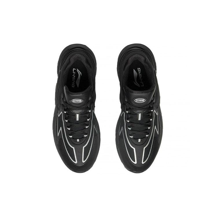Li Ning Cushioning, Wear Resistant Low Top Casual Shoes Men's Black AGCS265-1