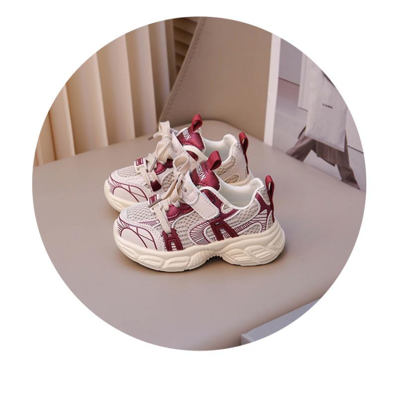 Baby sneakers new dad shoes breathable boys soft-soled shoes girls mesh non-slip running shoes non-slip classmates
