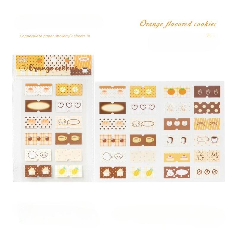 Decorative Stickers Romantic Stickers Cute Label Material Hand Account Collage Student Diary Marker Index Sticker