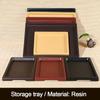 Resin Tray Rectangular Food Bread Pan New Tea Table Storage  Hotel Service Tray
