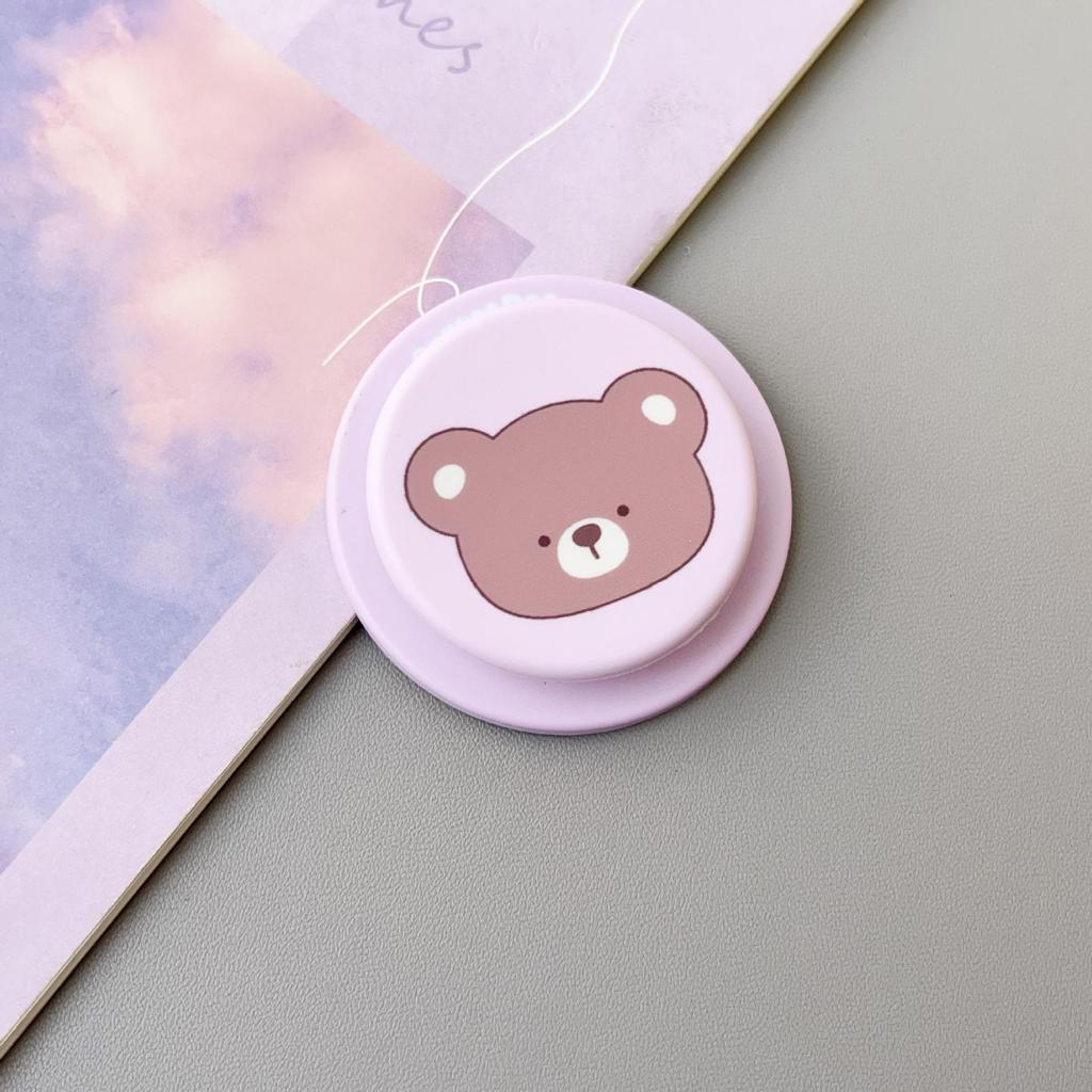 Frosted Cartoon MagSafe Magnetic Phone Stand with Telescopic Airbag Design