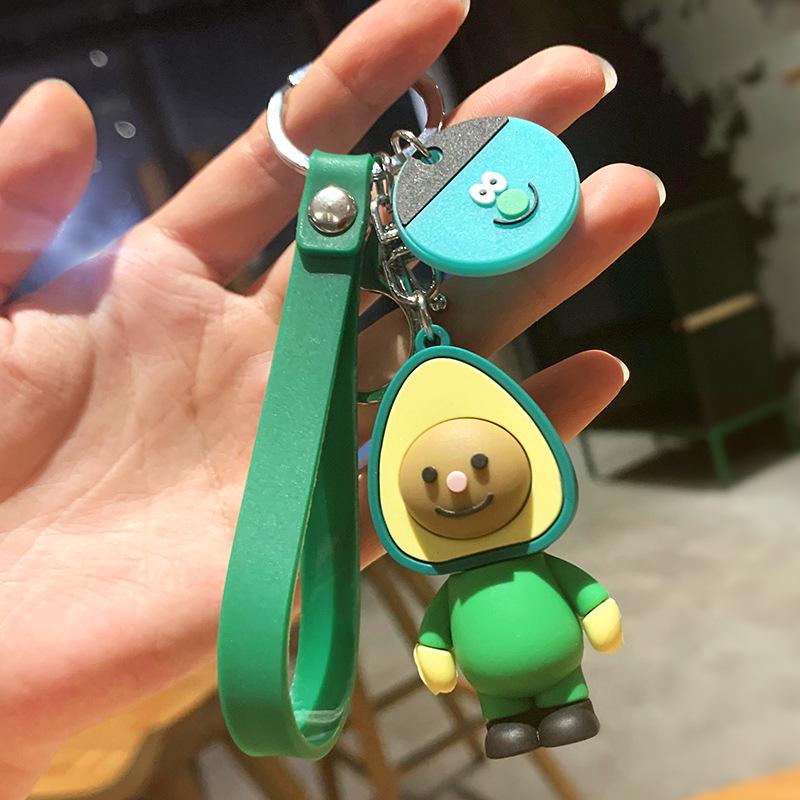 Pikachu Avocado Plüsch Schlüsselanhänger Anhänger für Kinder Taschen und Autoschlüssel