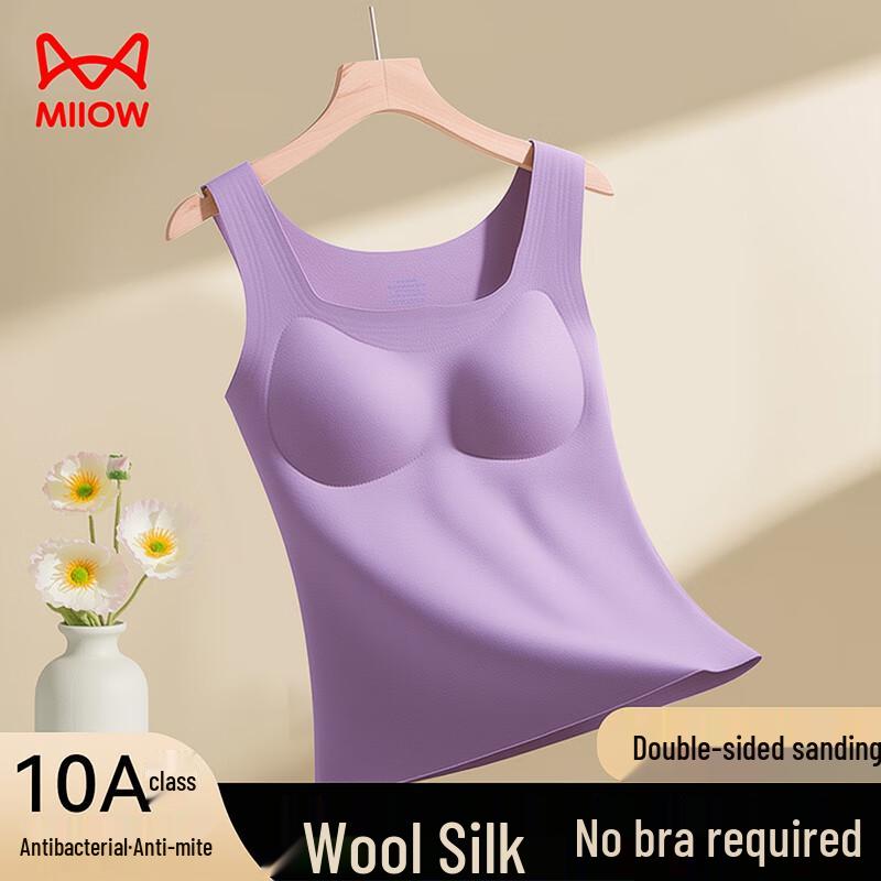 Women's Cashmere Silk Thermal Padded Camisole