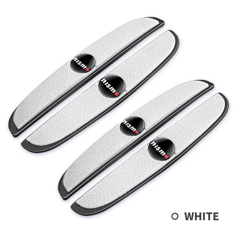 4pcs Car Rearview Mirror Door Protective Sticker Protection Strip For Nissan Nismo 350Z 370Z GTR Patrol Juke X-Trail Qashqai