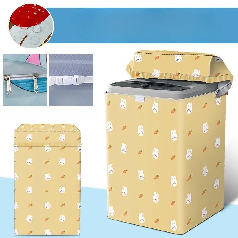 Capa para Máquina de Lavar com Abertura Superior, Capa Impermeável e Protetora Solar, Capa Protetora contra Pó, Pano de Cobertura Isolante Térmico Totalmente Automático