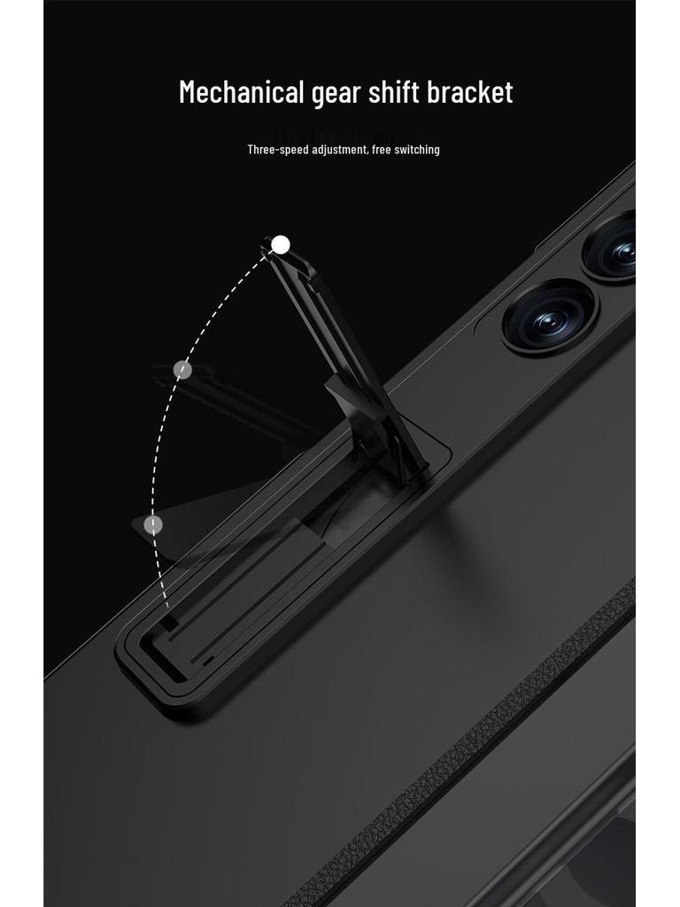 Samsung Z Fold 6 Slim Anti-Peep Magnetic Hinge Case with Full Coverage Screen Protection