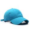 12 Color Korean Style Japanese Style Washed Curved Brim Cotton Peaked Cap For Men Solid Color Women's Sun Protection Sunshade Baseball Cap