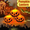 Spooky Holiday Decoration Led Candle Light Vintage Witch Castle Pumpkin Ghost Hanging LED Lantern Lamp Haloween Celebration Home Decoration