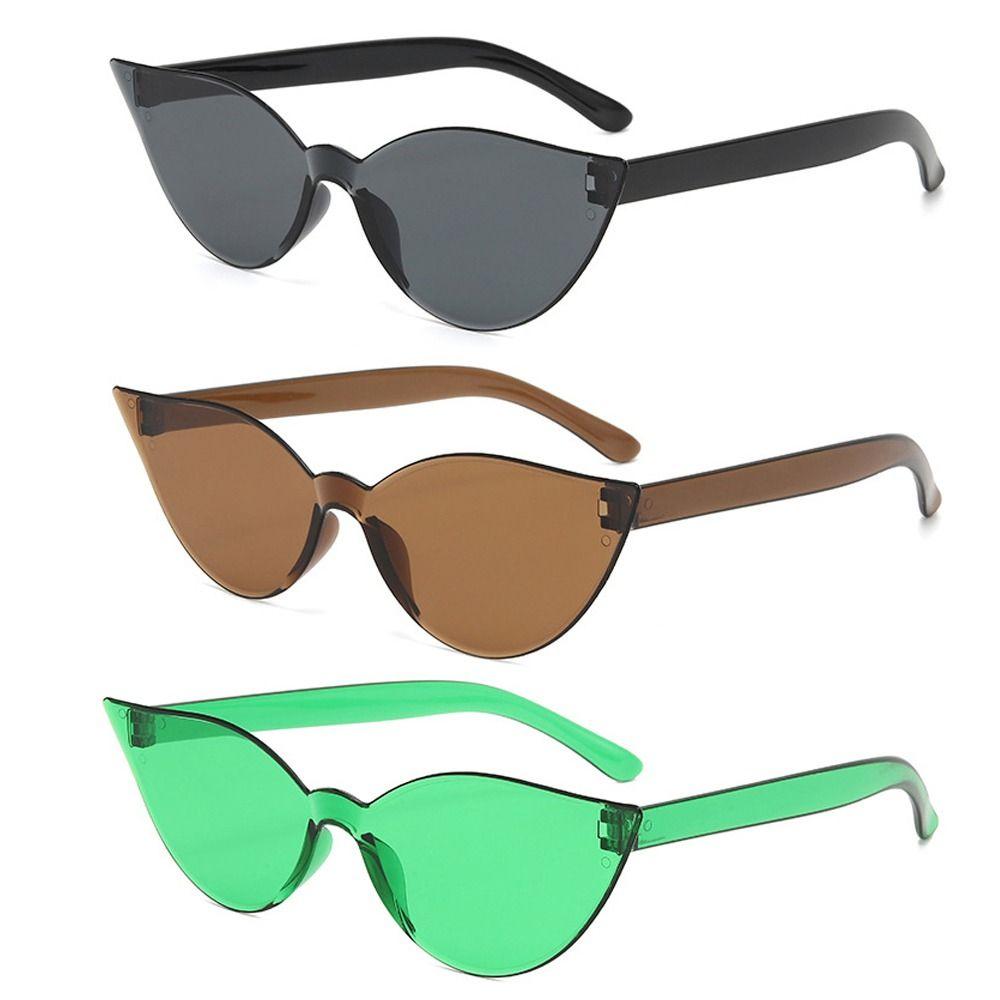 Candy Color Cat Eye Sunglasses Sun-Protective UV400 Outdoor Sunglasses Street Photos Decoration Travel Accessories